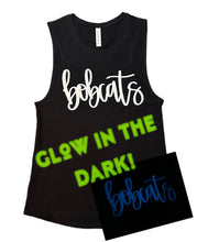 Load image into Gallery viewer, GLOW IN THE DARK Puff Bobcat Tank