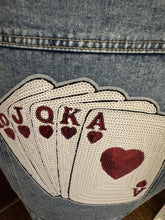 Load image into Gallery viewer, Poker Patch Denim Jacket