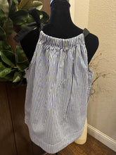 Load image into Gallery viewer, Sequined Baseball Halter Tie Tank Top