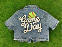 Load image into Gallery viewer, Pick Your Patch GAME DAY Denim Jacket (Various Options)