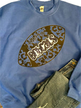 Load image into Gallery viewer, Faux Glitter Football & Bobcats Sweatshirt (Adult & Youth)