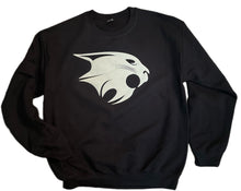 Load image into Gallery viewer, Glow in the Dark Puff Bobcat Head Sweatshirt (Adult & Youth)