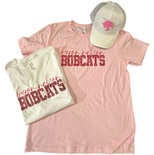 Load image into Gallery viewer, Byron Nelson Bobcats Pink Glitter Tee