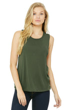 Load image into Gallery viewer, Olive “Boy Mom” Flowy Muscle Tank Top
