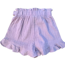 Load image into Gallery viewer, Lavender Ruffle Shorts