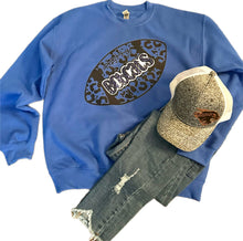 Load image into Gallery viewer, Faux Glitter Football & Bobcats Sweatshirt (Adult & Youth)