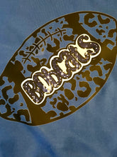 Load image into Gallery viewer, Faux Glitter Football & Bobcats Sweatshirt (Adult & Youth)