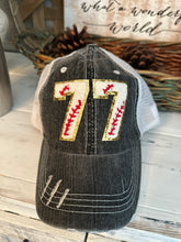 Load image into Gallery viewer, Custom Number Baseball Hats