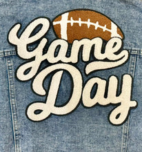 Load image into Gallery viewer, Pick Your Patch GAME DAY Denim Jacket (Various Options)