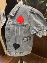 Load image into Gallery viewer, Poker Patch Denim Jacket