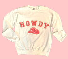 Load image into Gallery viewer, Howdy Sweatshirt (Pink or Black)
