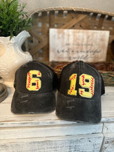 Load image into Gallery viewer, Custom Softball Number Hats