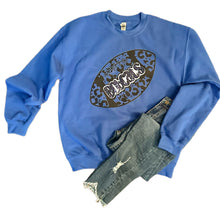 Load image into Gallery viewer, Faux Glitter Football & Bobcats Sweatshirt (Adult & Youth)