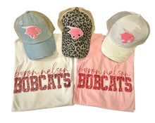 Load image into Gallery viewer, Byron Nelson Bobcats Pink Glitter Tee