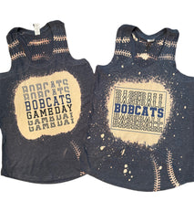 Load image into Gallery viewer, Bleached Bobcat Baseball Tank Tops