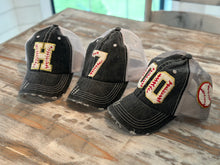 Load image into Gallery viewer, Custom Number Baseball Hats