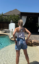 Load image into Gallery viewer, Denim Baseball Laced Shorts