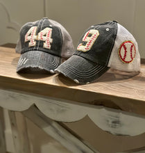 Load image into Gallery viewer, Custom Number Baseball Hats