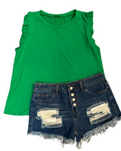Load image into Gallery viewer, Ginger in Green Top