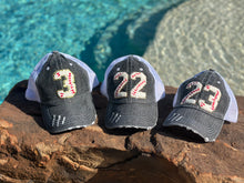Load image into Gallery viewer, Custom Number Baseball Hats