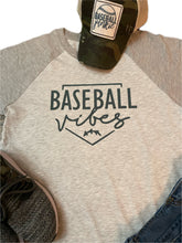 Load image into Gallery viewer, Baseball Vibes Raglan Top