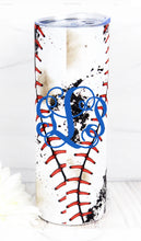 Load image into Gallery viewer, Skinny Sports Tumblers (Football & Baseball)