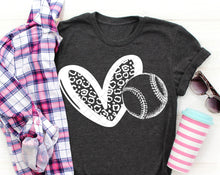 Load image into Gallery viewer, Baseball & Softball LOVE T-Shirt
