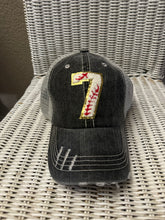 Load image into Gallery viewer, Custom Number Baseball Hats