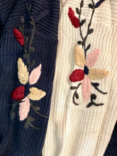 Load image into Gallery viewer, Not Your Grandmother’s Cardigan (Blue or Cream)