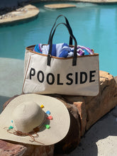 Load image into Gallery viewer, Canvas Poolside Tote Bag