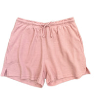 Load image into Gallery viewer, Pink Waffle Short Set
