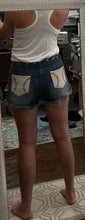 Load image into Gallery viewer, Denim Baseball Laced Shorts