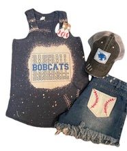 Load image into Gallery viewer, Bleached Bobcat Baseball Tank Tops