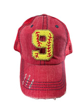 Load image into Gallery viewer, Custom Softball Number Hats