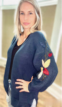 Load image into Gallery viewer, Not Your Grandmother’s Cardigan (Blue or Cream)