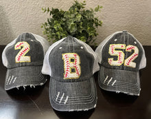 Load image into Gallery viewer, Custom Number Baseball Hats