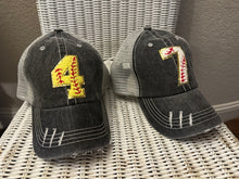 Load image into Gallery viewer, Custom Number Baseball Hats