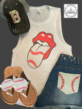 Load image into Gallery viewer, Baseball Thong Sandals