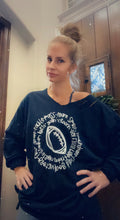 Load image into Gallery viewer, Distressed & Tied First Down Off-The-Shoulder Tee