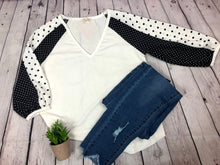 Load image into Gallery viewer, Black & White Polka - The Barron Boutique