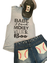 Load image into Gallery viewer, Denim Baseball Laced Shorts