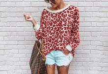 Load image into Gallery viewer, Brooke Leopard Pullover - The Barron Boutique