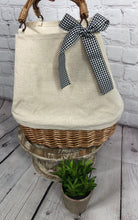 Load image into Gallery viewer, Wicker Tote - The Barron Boutique
