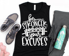 Load image into Gallery viewer, So Many Excuses Gym Tank Top
