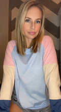 Load image into Gallery viewer, Pastel Colorblock Rachel Top