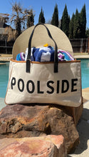 Load image into Gallery viewer, Canvas Poolside Tote Bag