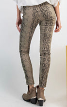 Load image into Gallery viewer, Distressed Snake Print Skinny Pants - The Barron Boutique
