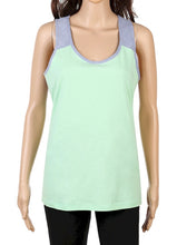 Load image into Gallery viewer, Seersucker Accent Racerback Tank Top
