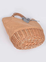 Load image into Gallery viewer, Wicker Tote - The Barron Boutique