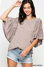 Load image into Gallery viewer, Starlet in Stripes Top (2 Colors)